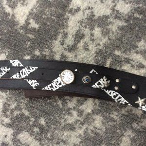 Australian Black Leather Belt